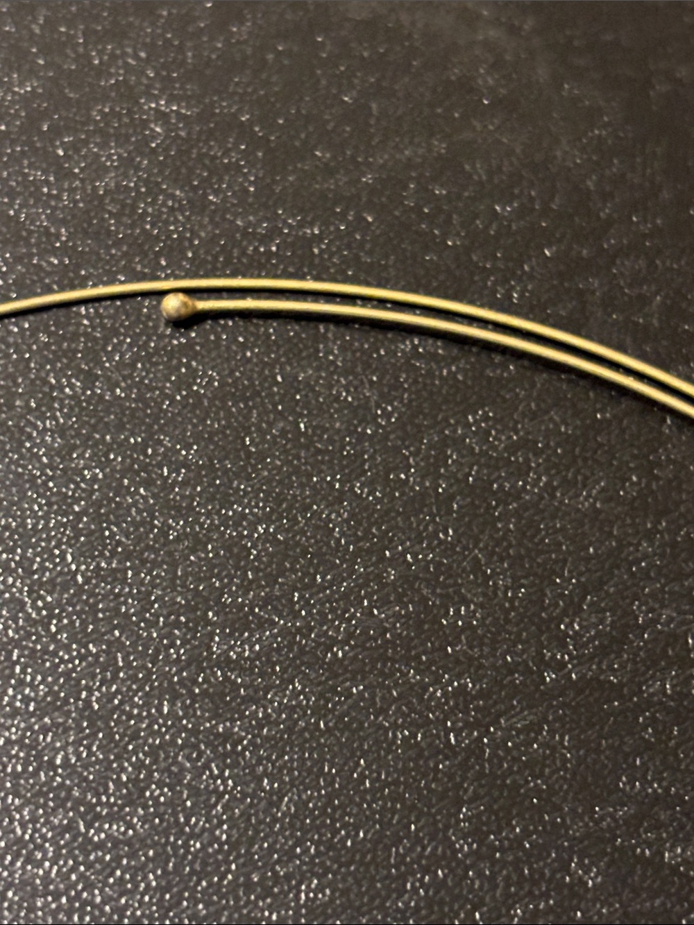 Gold Fringe Collar Necklace - Flapper, Egyptian Style - Picture 9 of 11